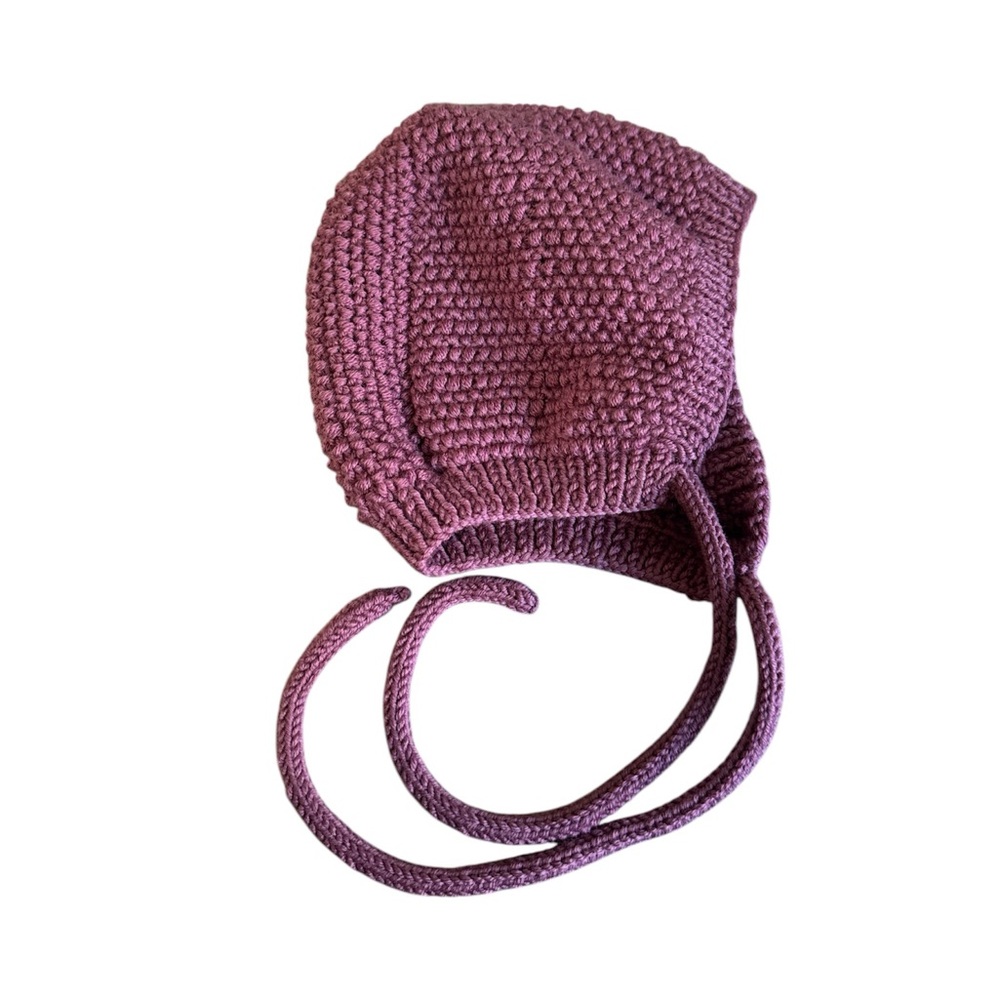 Giraffe kids knitted bonnet 2-6y